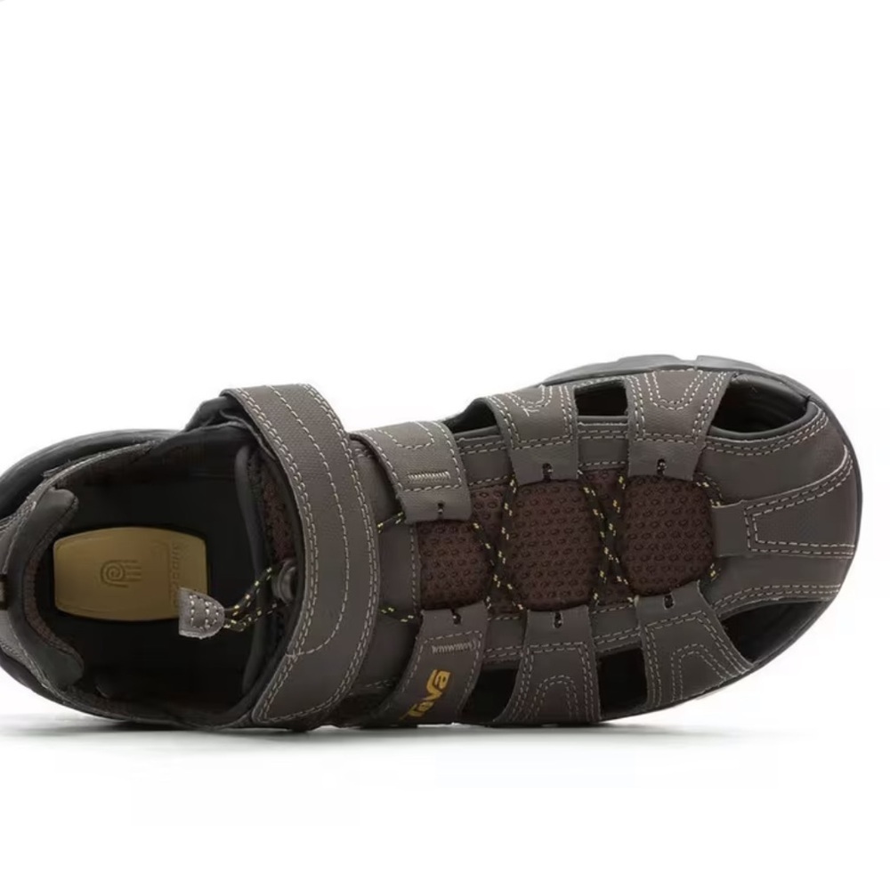 Teva Men's Brown Closed-Toe Trail Sandals